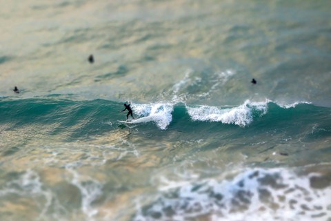 Surfing In Cornwall