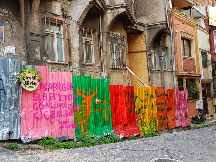 poem in street