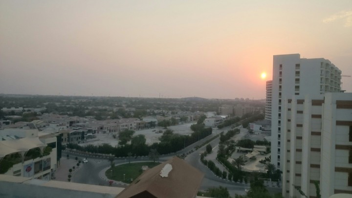kish island sunset