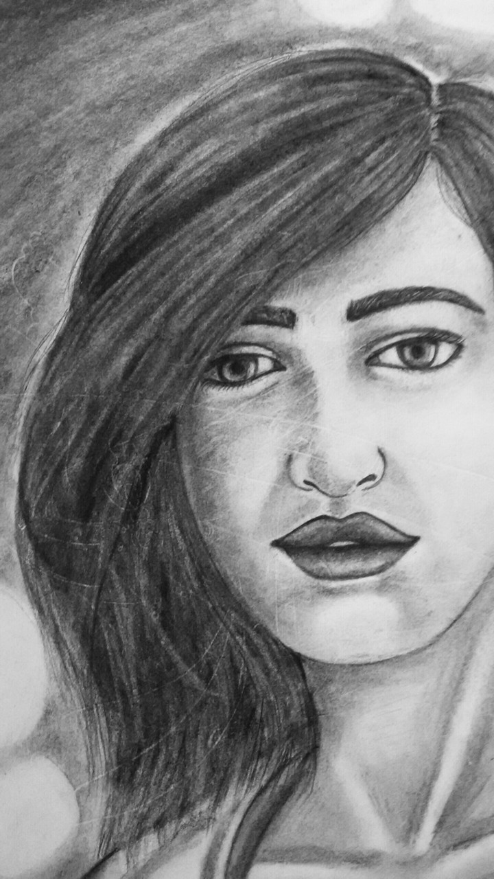 Charcoal portrait