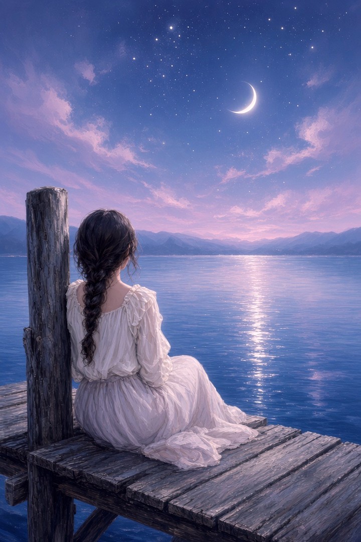 רקעים night, blue