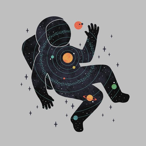 Flying in the space