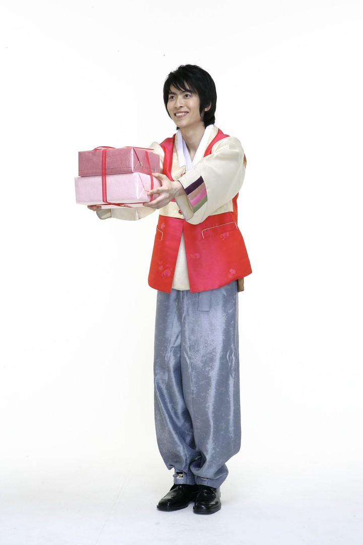 Couple in Korean Dress