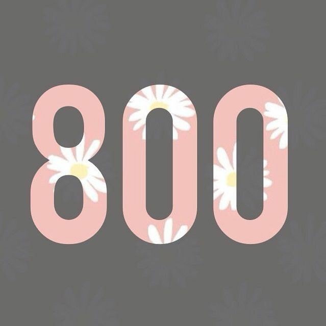 Thank you 800 followers ❤️
