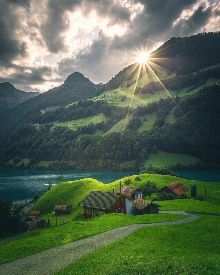 Sunrise in Switzerland