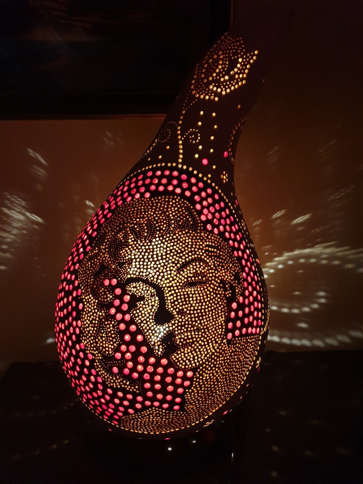 Pumpkin lamp