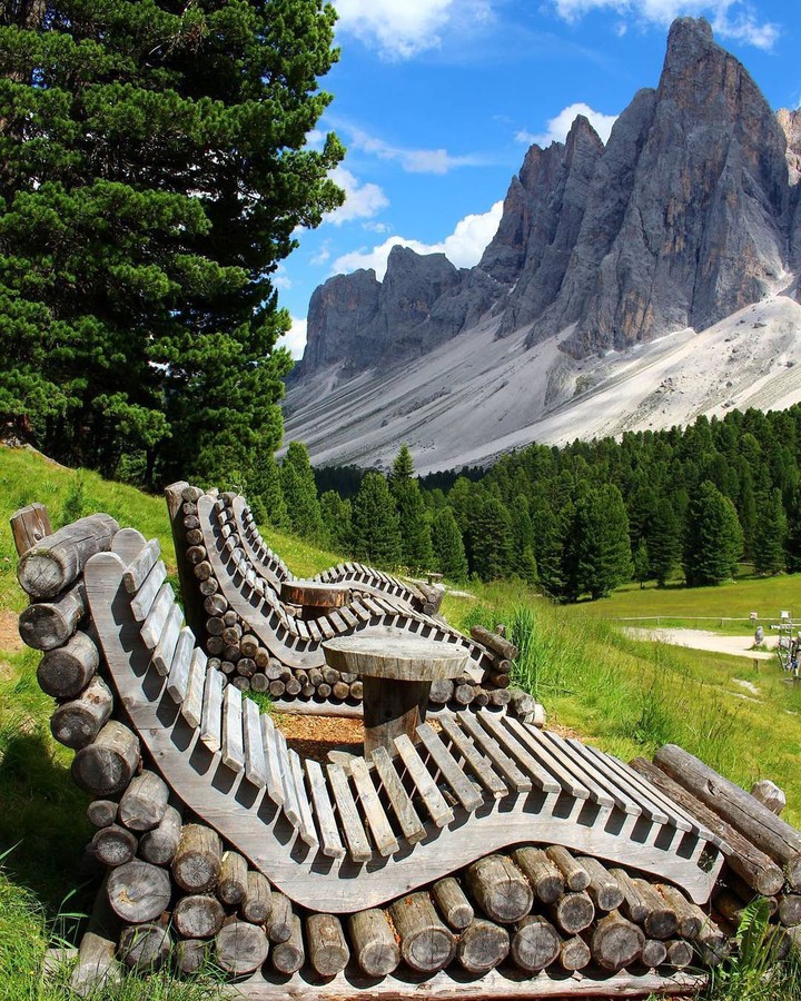 you're relaxing here with nature