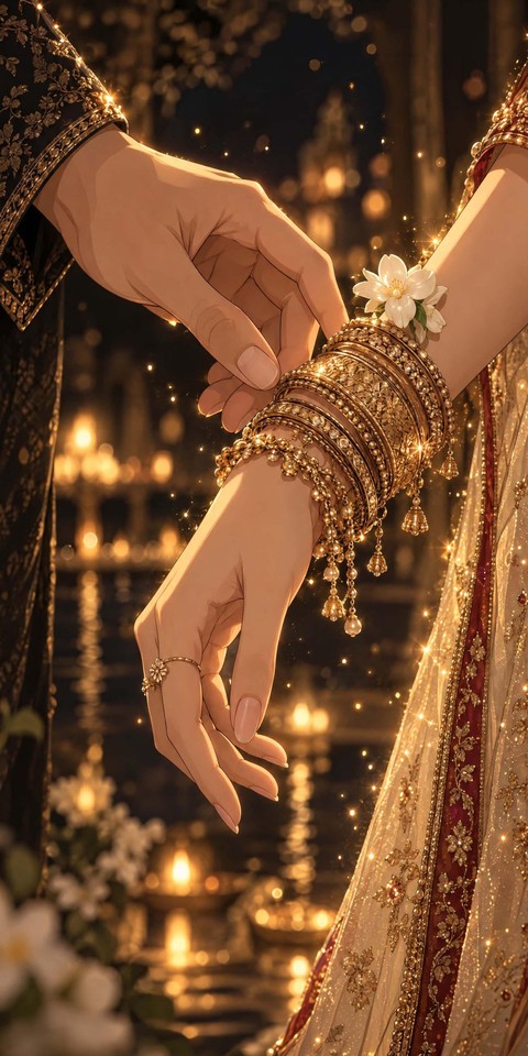 fonds d'écran bride, sari