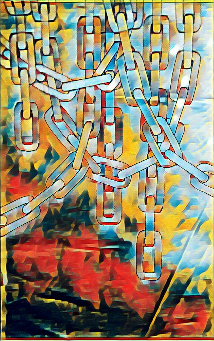chained