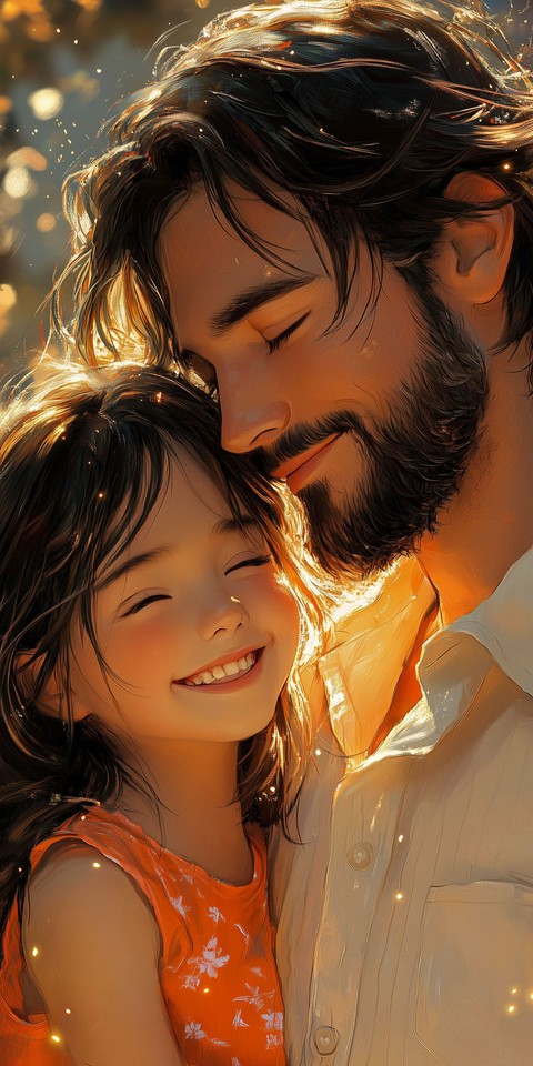 happiness, hug वॉलपेपर