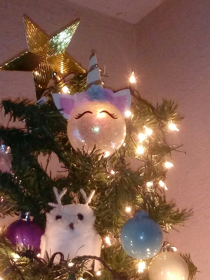 unicornio navideño...