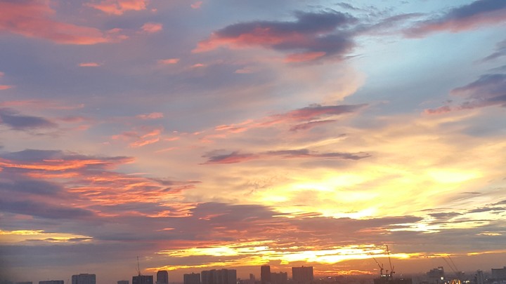 red sky