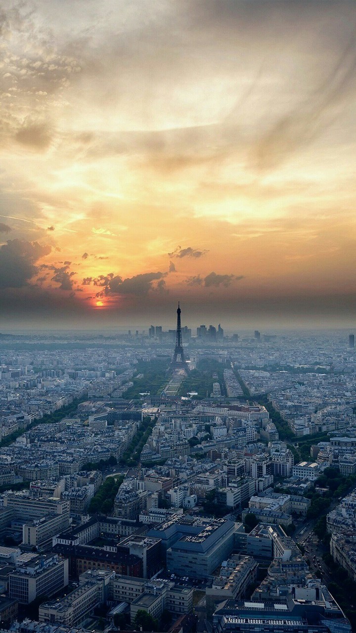 Sunset in Paris