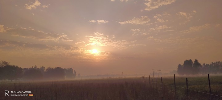 A beautiful sunrise ?