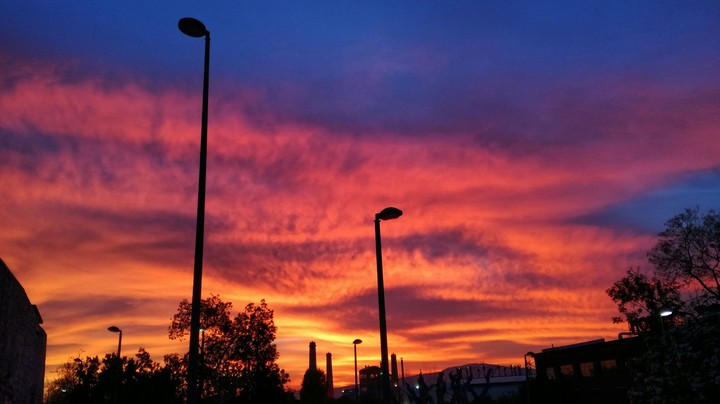 red sky