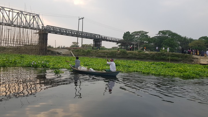 Bangladesi River at sunset