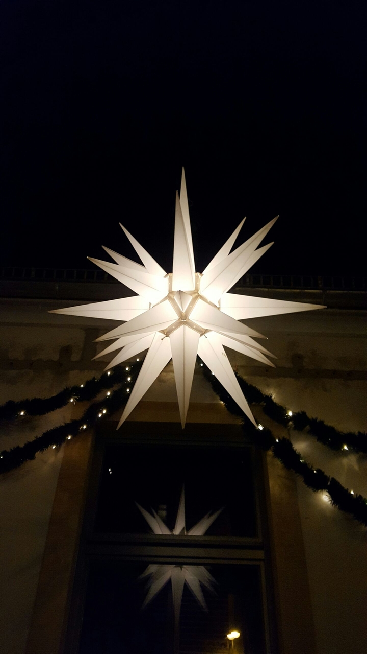 my christmas star,you can see him,where ever you stay