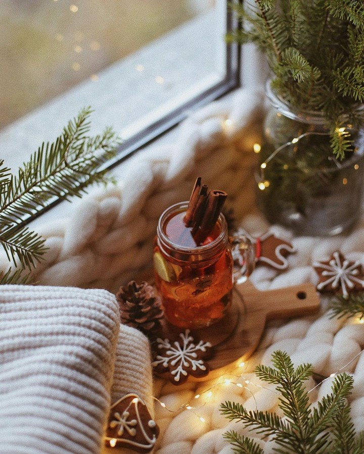 tea with lemon & cinnamon