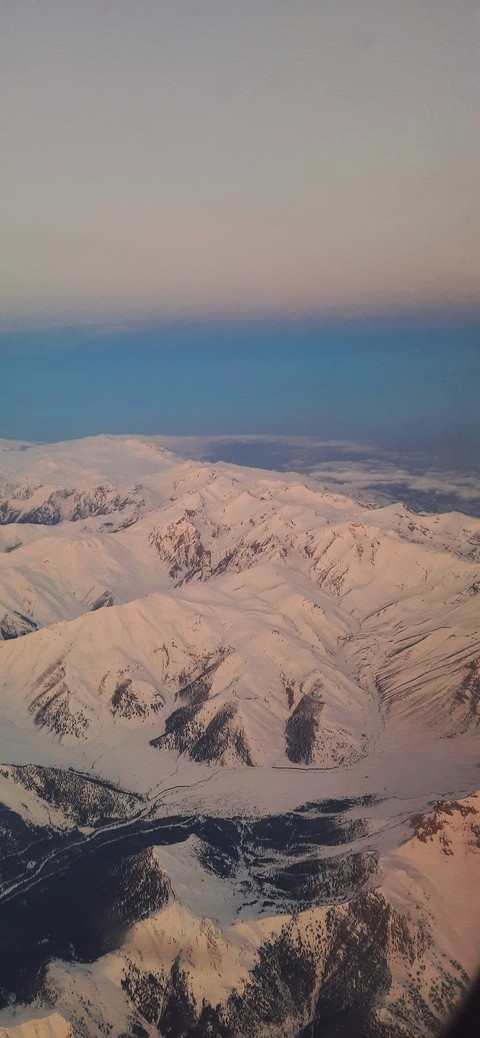 snowy mountains
