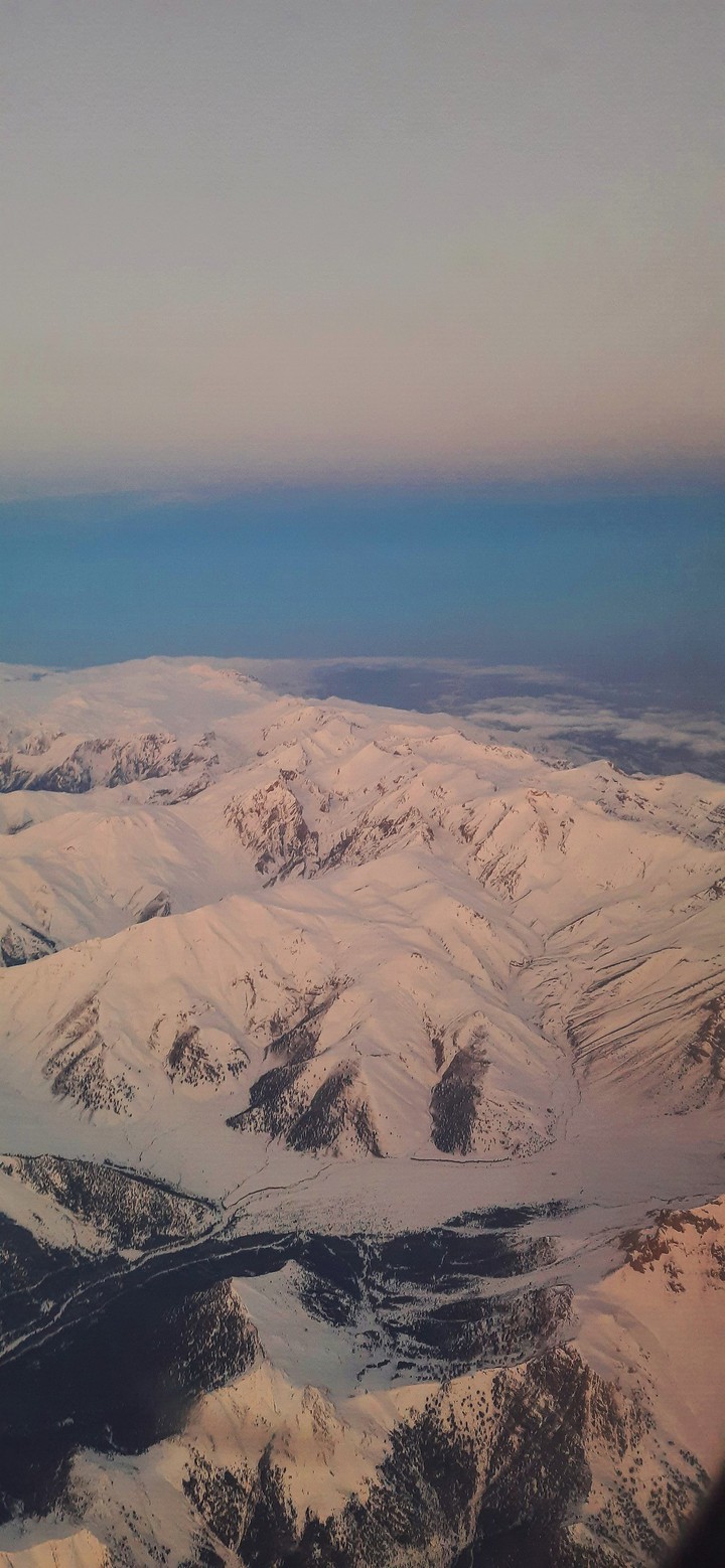 snowy mountains