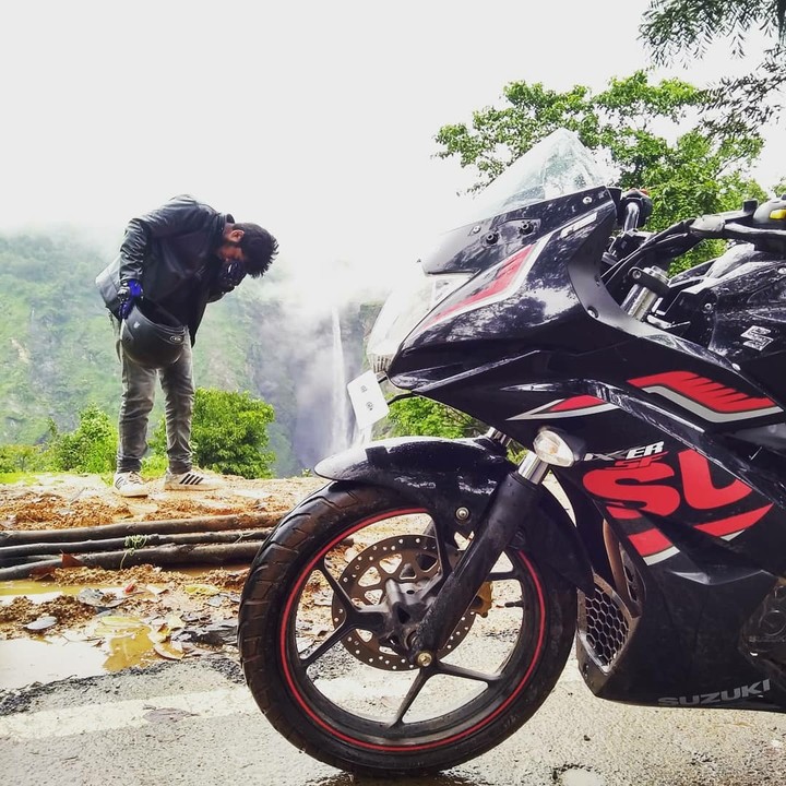 ride to a water fall