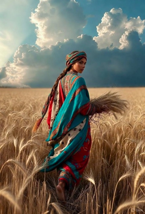 Headgear, Sari, People_in_nature