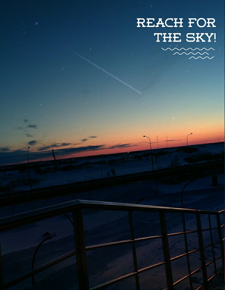 For the sky