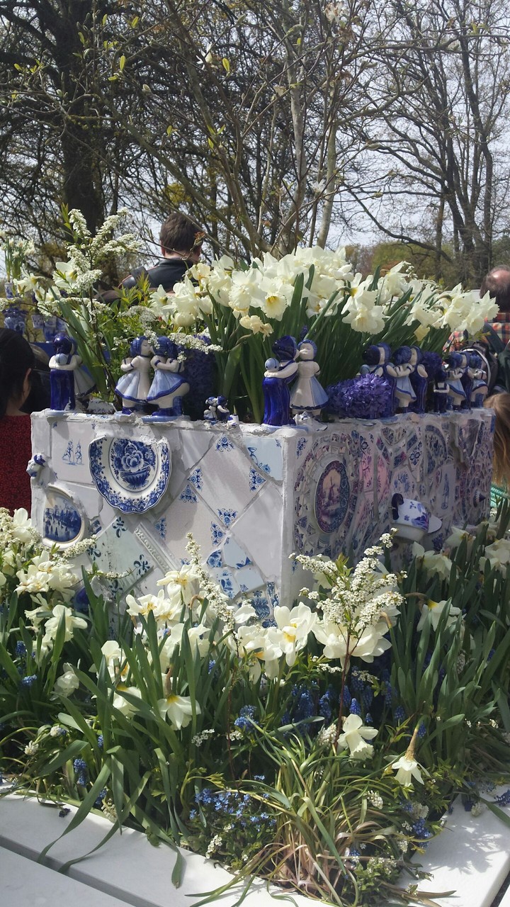 Delft blue garden