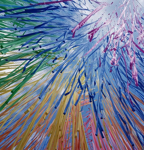 ribbons on the sky