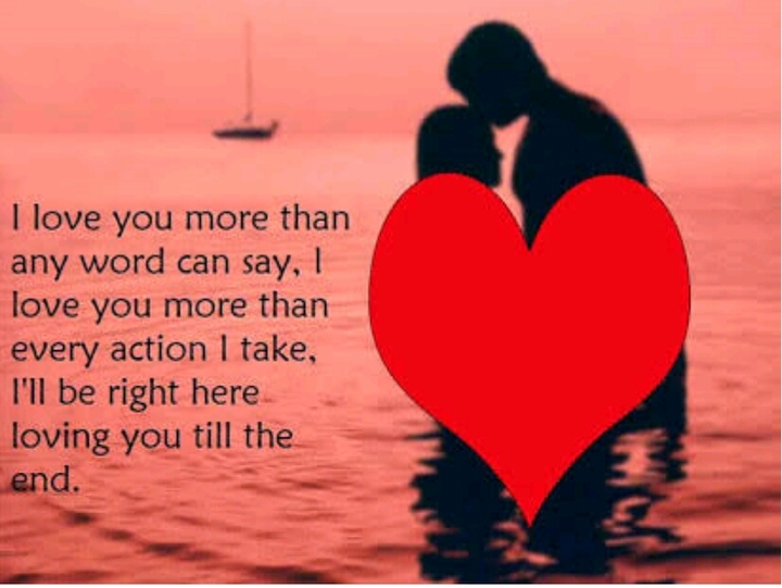 I love u.........