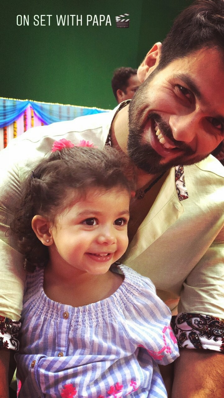 Shahid & his daughter cute Misha 