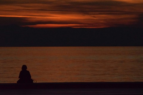 orange sky