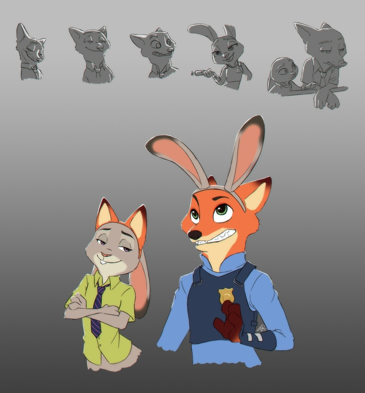 Nick Hopps and Judy Wilde