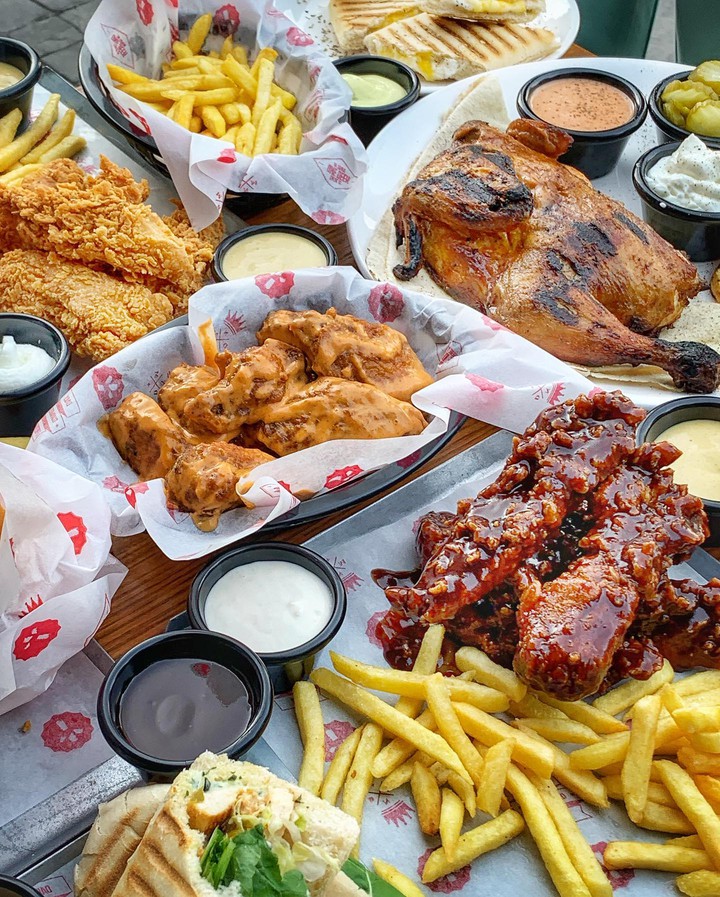 Grilled and broasted chicken