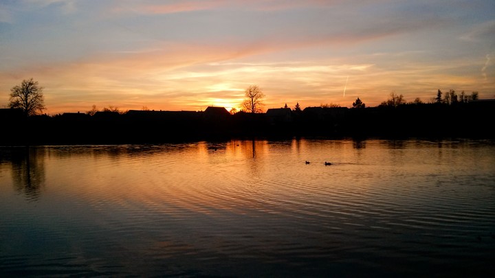 Burning sky