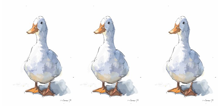 white duck