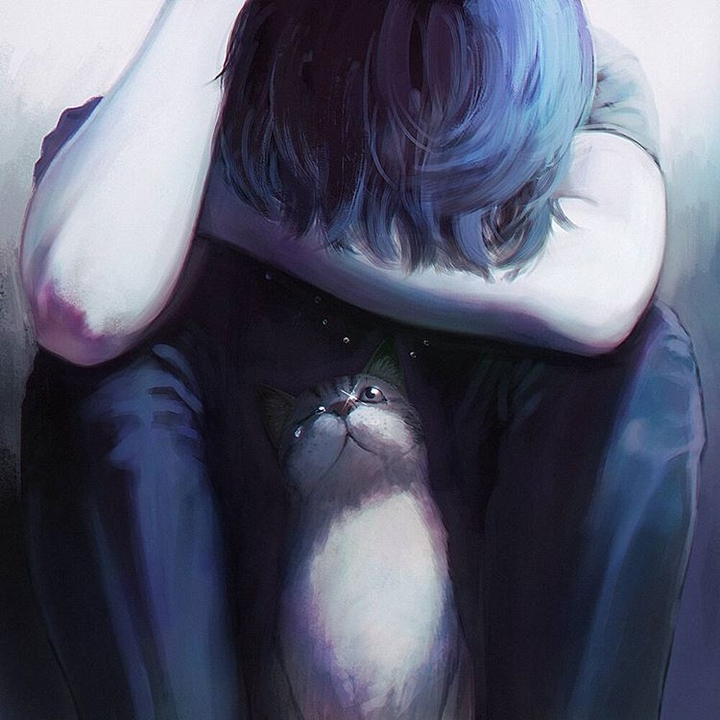 Anime Boy Sad