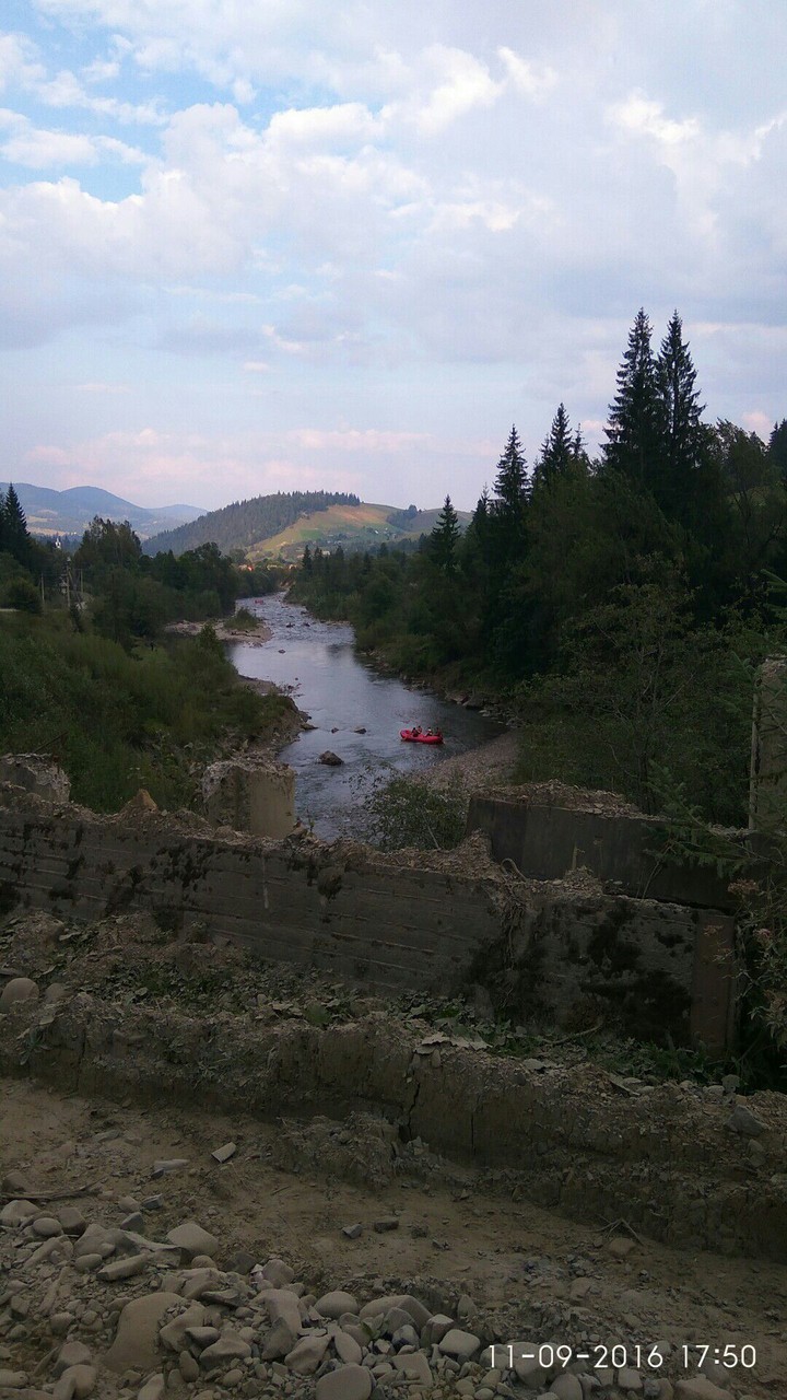 Рафтинг в Карпатах