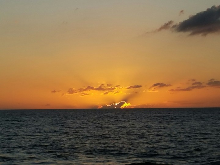 Maya sunset