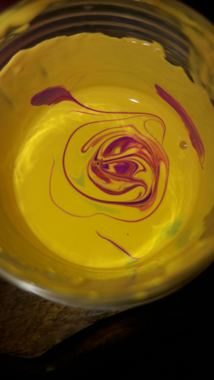 Yellow paint