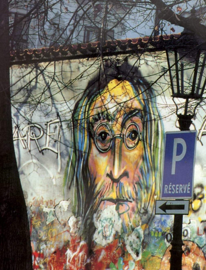 John Lenon on the wall