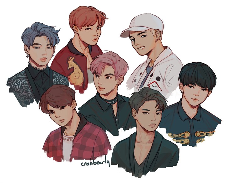 BTS anime version