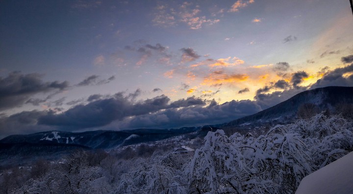 February in Carpathians