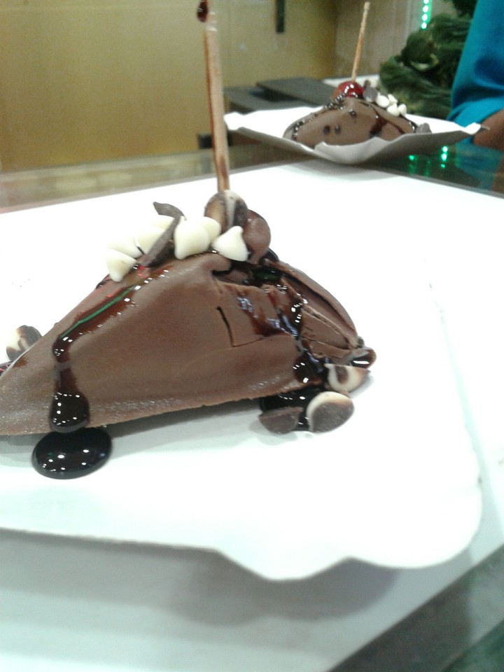 Indian paan. chocolate paan.