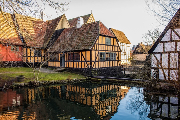 Aarhus, old town. Denmark