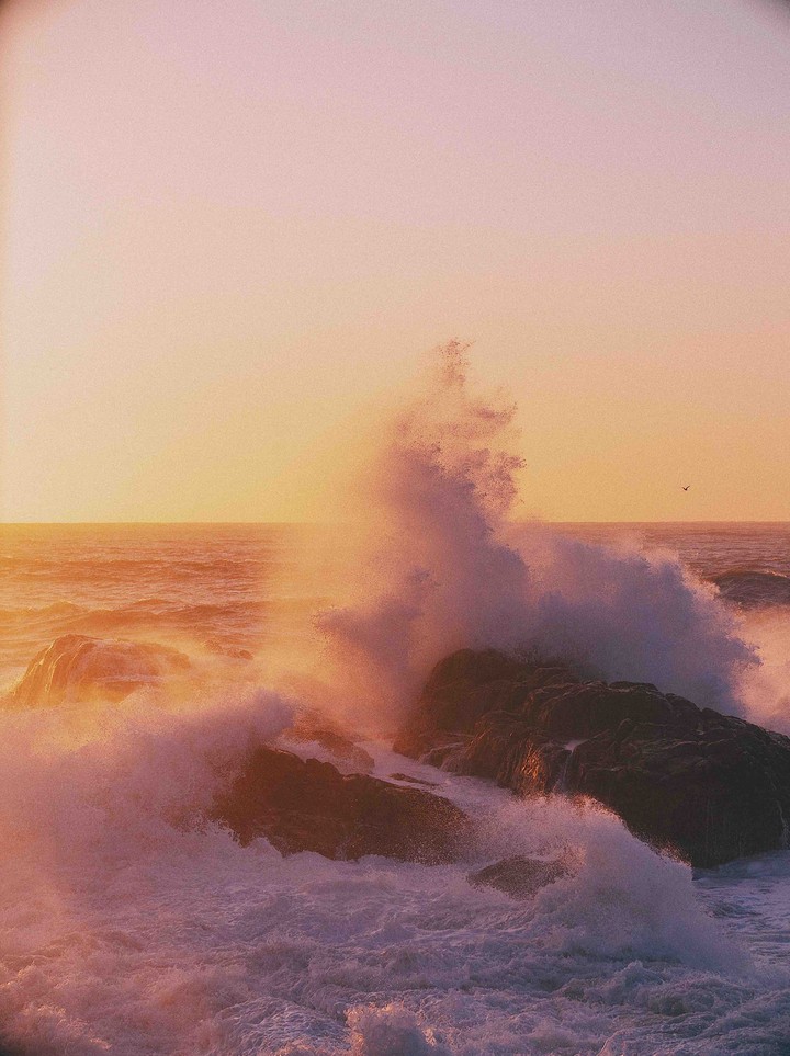 sunset ocean
