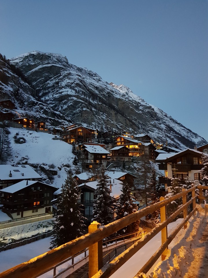 Evening in Zermatt, CH