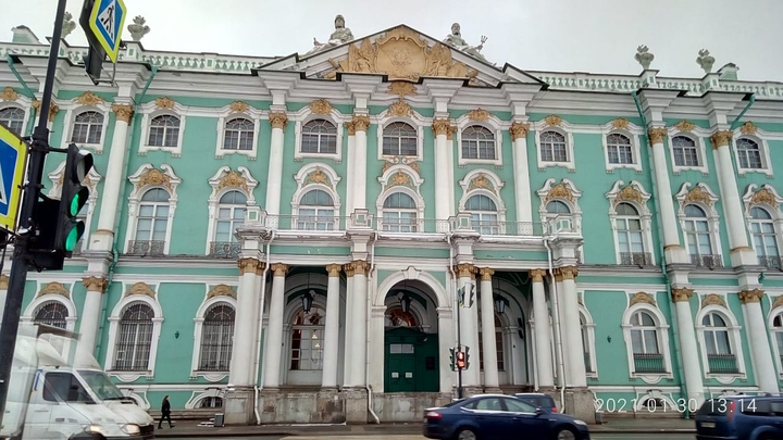 зима в Санкт-Петербурге