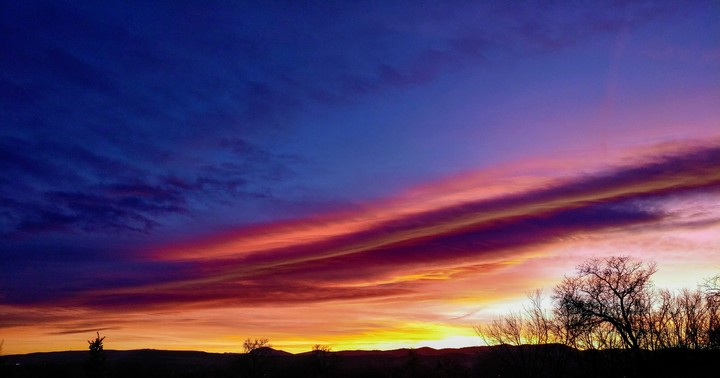 backyard sunsets - the wave