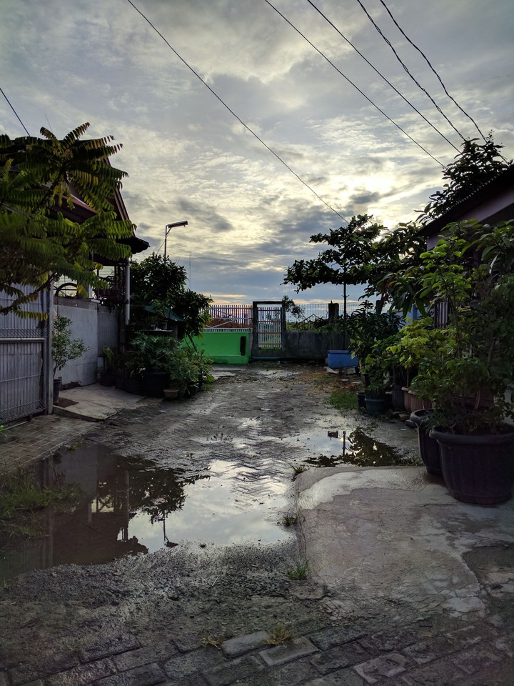 sunset wet